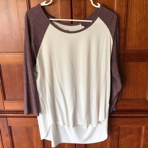 american eagle soft and sexy baseball tee
